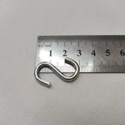 Крючок универсальный S-образный м3 (длина 3 см) - 10 штук