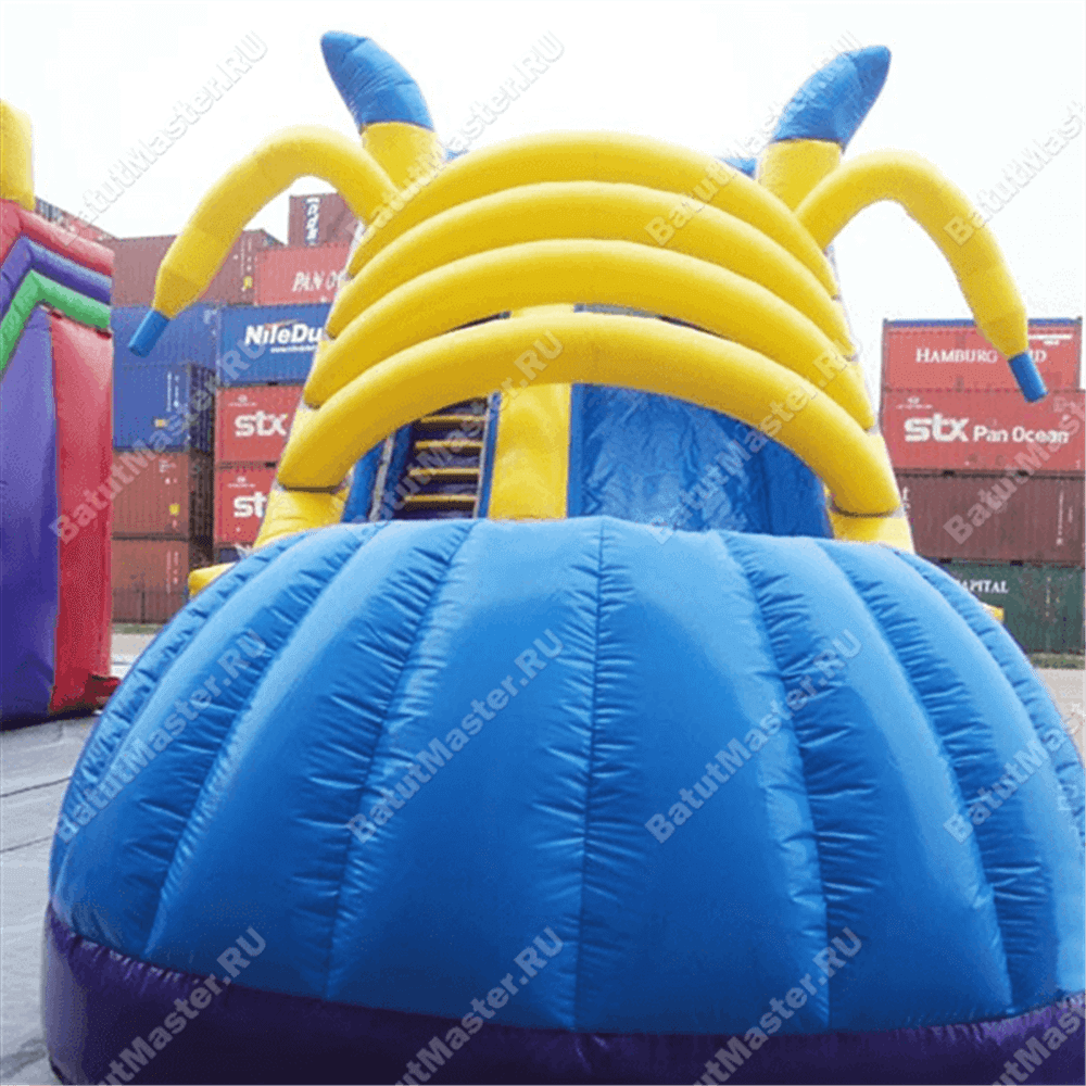 Надувная горка "Ботинок" 9*5*6 м