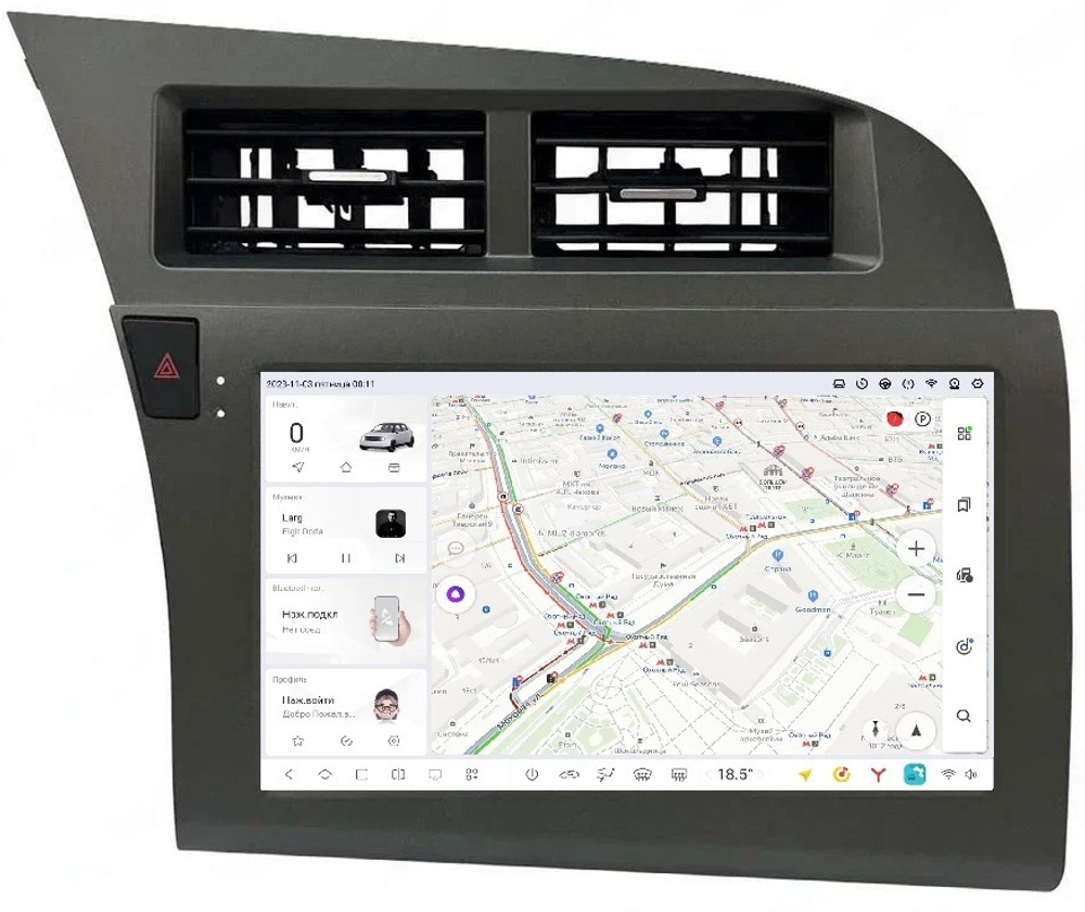 Магнитола для Audi A6 2004-2008 - Carmedia SF-9612 (рамка 9") QLed+2K, Android 13, UIS7870 (DUDU7), CarPlay, SIM-слот