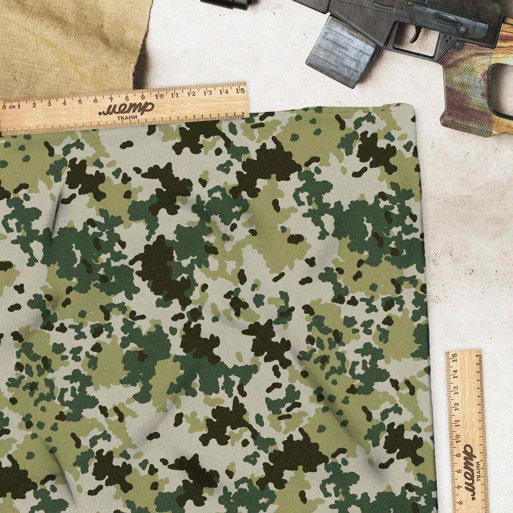 Ткань оксфорд 210 классический милитари