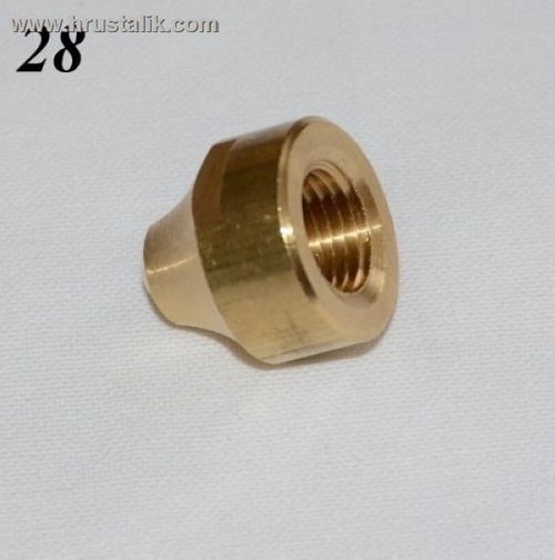 Стопор для нижней чашки без отверстия для нижней подвески. D16мм; h18мм. Резьба М10 №28