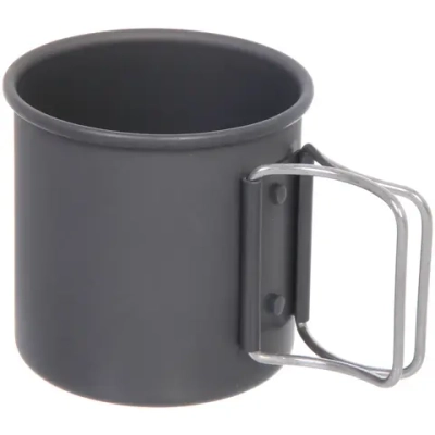 Кружка походная металлическая 7,5*7,5см