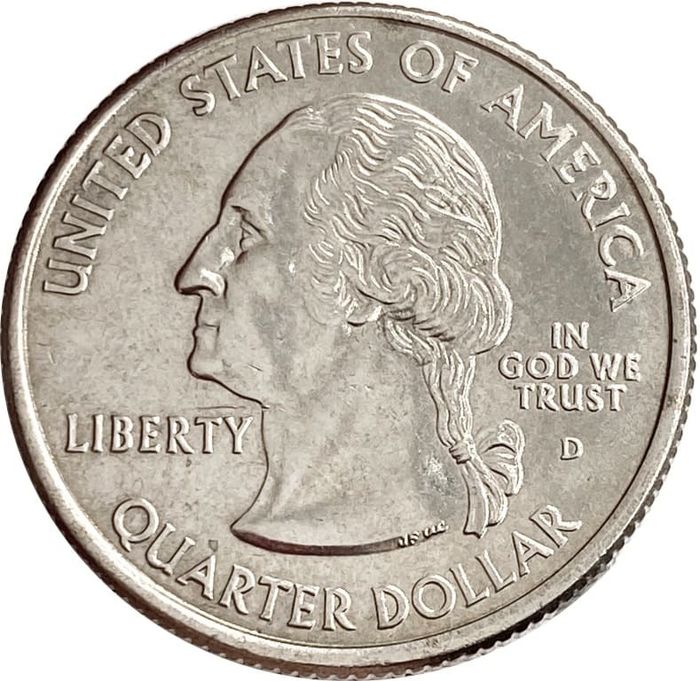 25 центов (1/4 доллара, квотер) 2006 США «Штат Северная Дакота» (D)