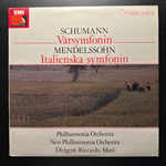 Шуман - Весенняя симфония, Мендельсон - Итальянская симфония (Швеция 1986г.)