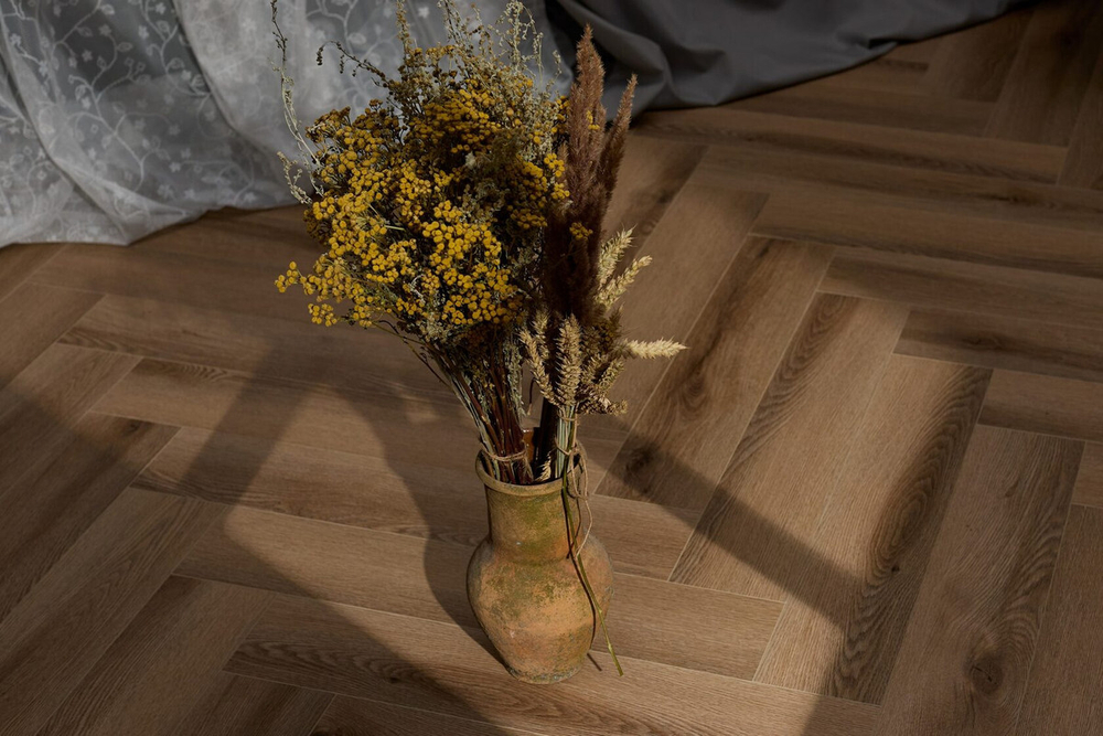 Кварц-винил SPC Steinholz Herringbone 4,5 мм Лустенау 1.14688 м2