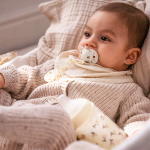 Набор физиологических пустышек Suavinex Birdies бежевый, 0-6 мес, 2 шт