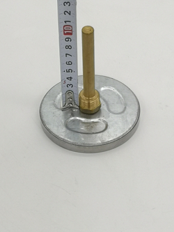 Термометр биметаллический ТБП-100 (0+120), 100мм, 2.5, G1/2, осевой, показывающий