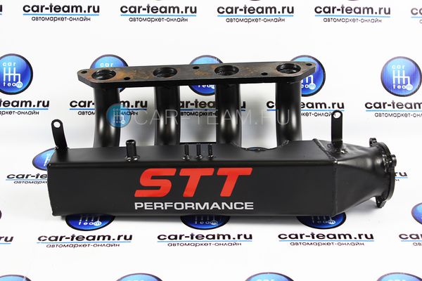 Ресивер "STT" 16v квадратный Е-газ (эл. заслонка 21126), 38мм на Лада Приора, ВАЗ 2110-12 (ТТ-00337)