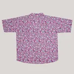 Рубашка One Two Short Sleeve Floral Print #7 розовато-лиловая