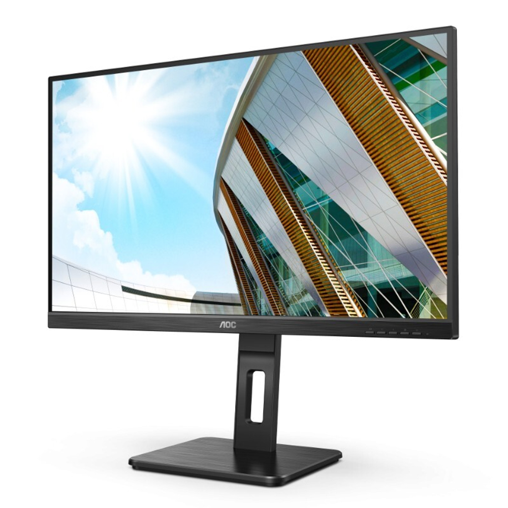 МОНИТОР 27" AOC Q27P2Q Black с поворотом экрана (IPS, 2560x1440, 75Hz, 4 ms)
