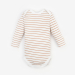 Боди "Basic line" рост 86-92 см, полоска бежевая 9235931 (Крошка Я)