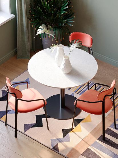 Ковер из хлопка по мотивам нанайских орнаментов из коллекции cultural heritage, 160х230 см