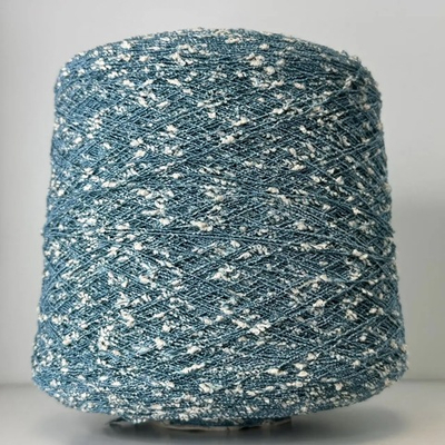 COCCODIMAMMA - MILLEFILI S.p.A; 53% хлопок, 29% вискоза, 18% п/а; 470м/100гр; col. 22985, цвет: лазурный с белым; S302