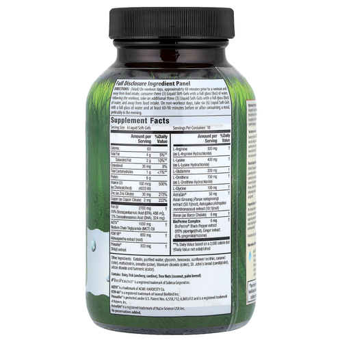 Irwin Naturals, Optimum-Strength Testosterone UP Pro-GrowtH, 60 мягких таблеток