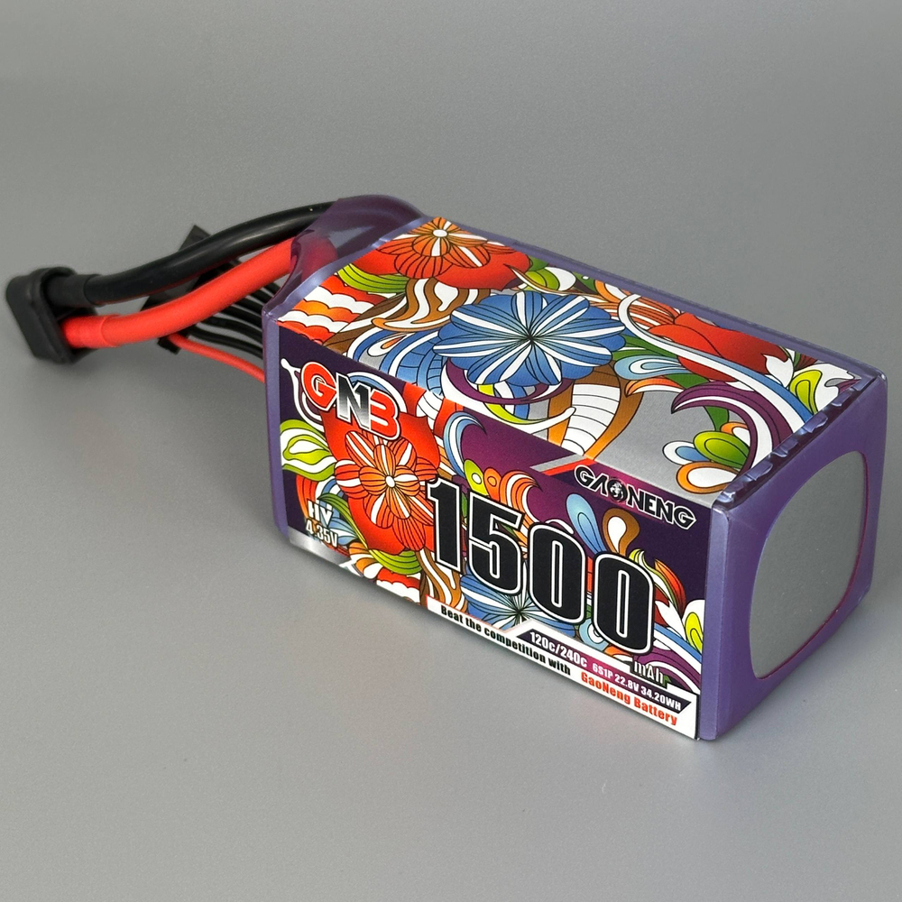 Аккумулятор GNB 1500mah 6S 120C HV