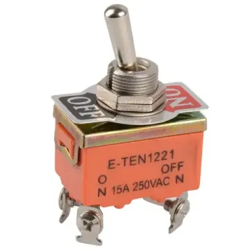 E-TEN1221 Тумблерный переключатель ON-OFF 4pin 15A (1 шт.)