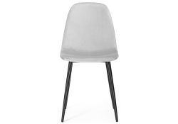Стул на металлокаркасе Lilu light grey / black