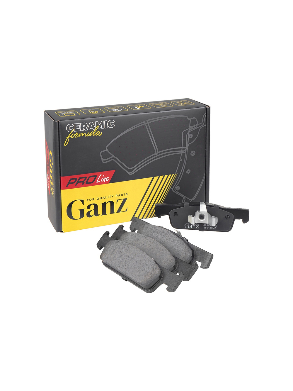 Колодки передние PRO-Line Ceramic RENAULT Logan II/Sandero II 2013-> GANZ GIJ09185C