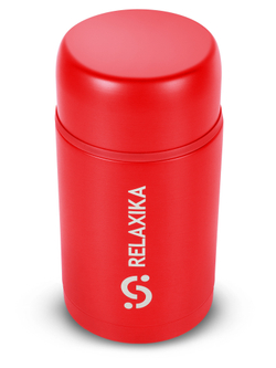 Термос для еды Relaxika 301 (1 литр), красный