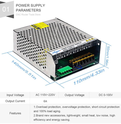 Шпиндель мотор для ЧПУ 0,5кВт