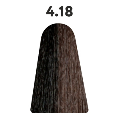 4.18 гель-краска KAARAL Baco Color Glaze каштан пепельно-коричневый - 60 мл.