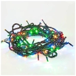 Электрогирлянда внешняя Нить 20м 200LED, мультиколор, 8 режимов, с коннектором, темно-зеленый кабель