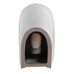 Унитаз ABBER Bequem AC1111T приставной белый, безободковый, смыв торнадо