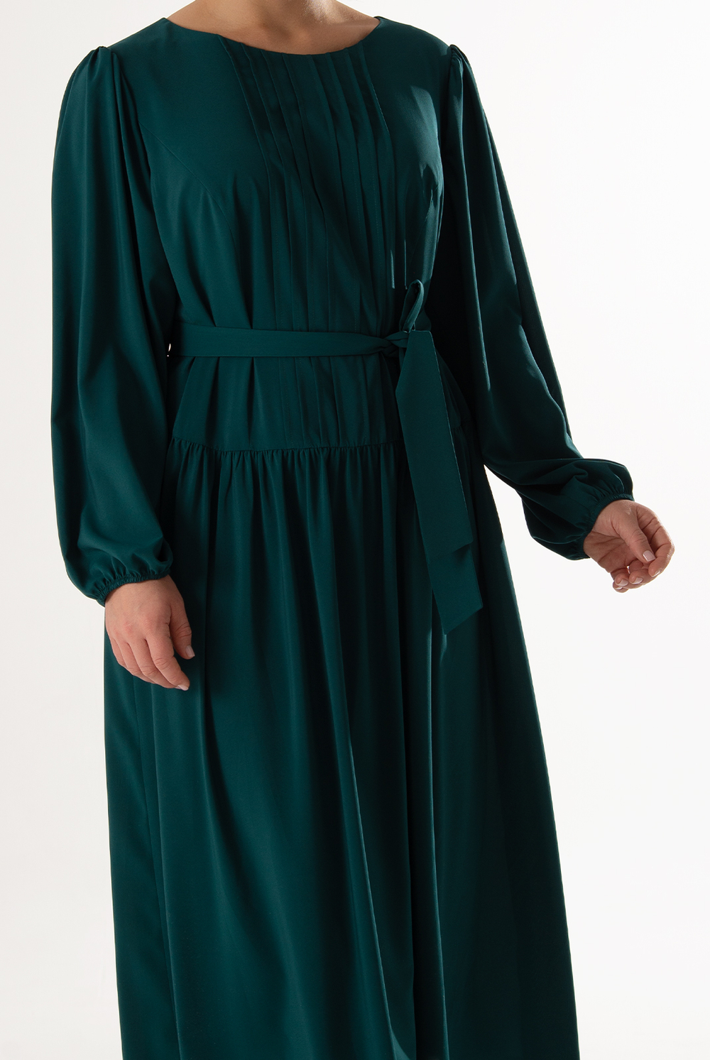 Платье женское 4346ЛП, Изумрудный #284Из054346ЛП