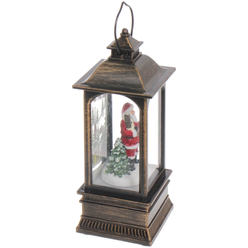 Сувенир с подсветкой Christmas «Фонарь - Дед Мороз» 12,8х5,4 см (3хAG13)