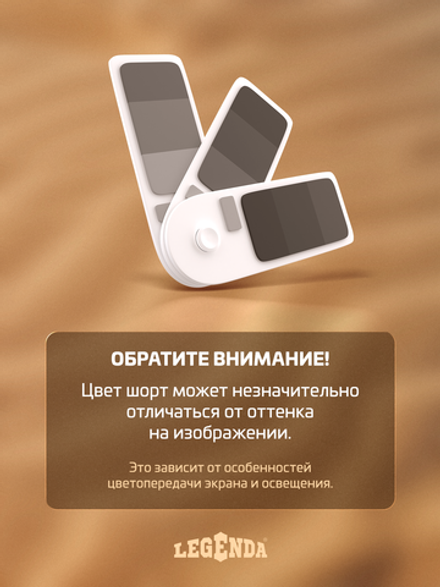 Шорты плавки LEGENDA укороченные черный, белый