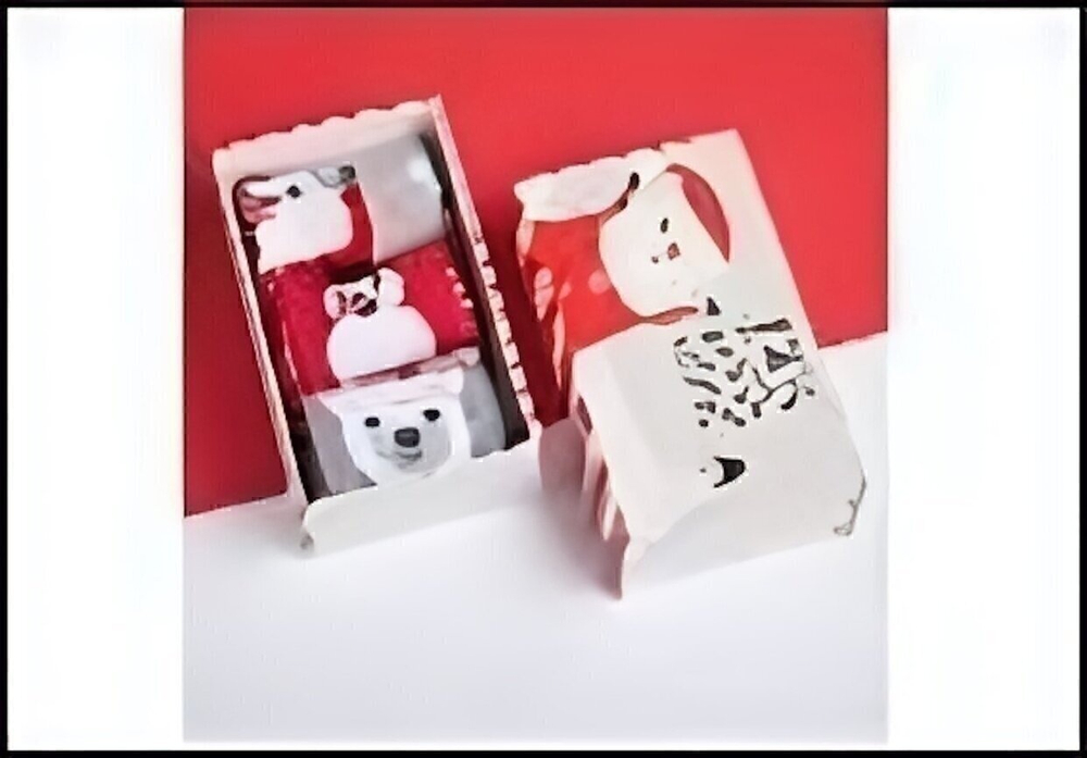 Набор детских носков KAFTAN "X-Mas" 3 пары, р.14-16, 4376394