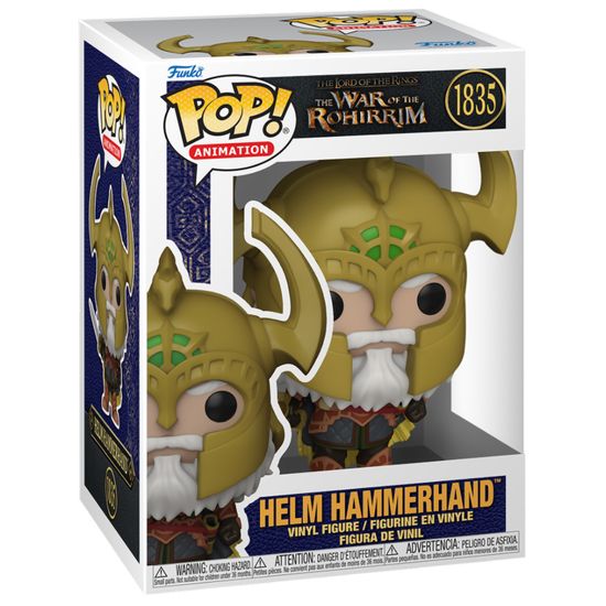 Фигурка Funko POP! Animation LOTR The War of the Rohirrim Helm Hammerhand (1835) 80247 / Фигурка Фанко ПОП! по мотивам аниме "Властелин колец: Война рохирримов", Хельм Молоторукий