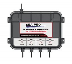 Зарядное устройство SEA-PRO ТЕ4-0274 (4х12В LiFePo4)