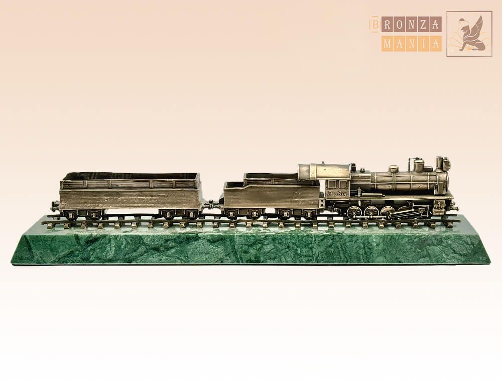 фигурка Паровоз Э-7815 на змеевике (масштабная модель 1:120)