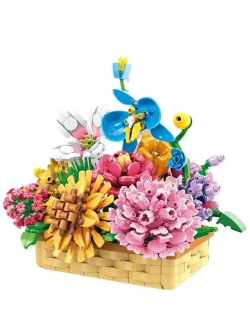 Конструктор Неувядающие цветы 1113 деталей 88044