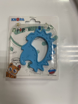 Прорезыватель зубной "Кнопа" в ассортименте из пластмассы