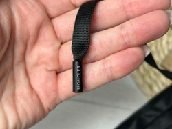 Шнур ПЛОСКИЙ пэ черный moncler 1,4м