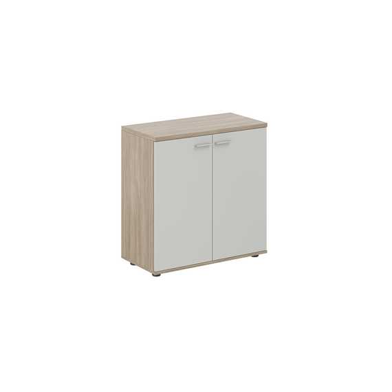 Шкаф низкий Сигма 800х400х825, 2-х дв., з.ст HDF