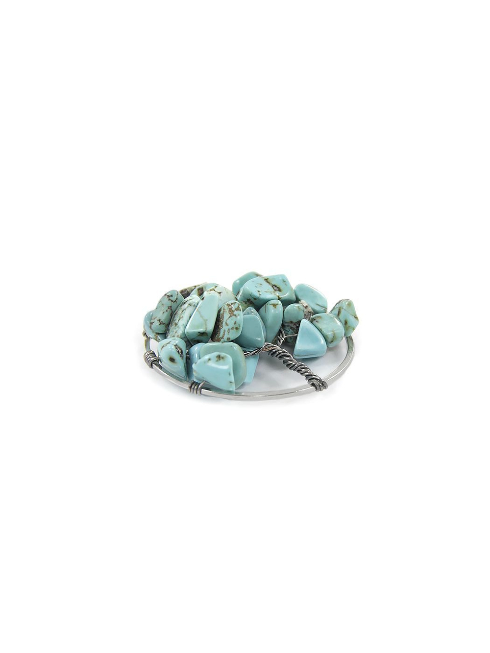 Серьги из бирюзы bise998
