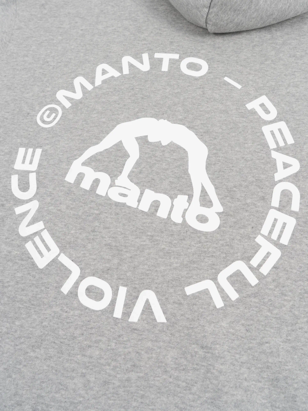 Худи MANTO LABEL 25 OVERSIZE серая