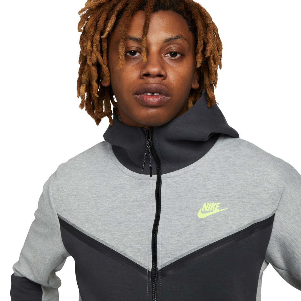 Зип Худи Nike Tech Fleece 2021 Grey/Black