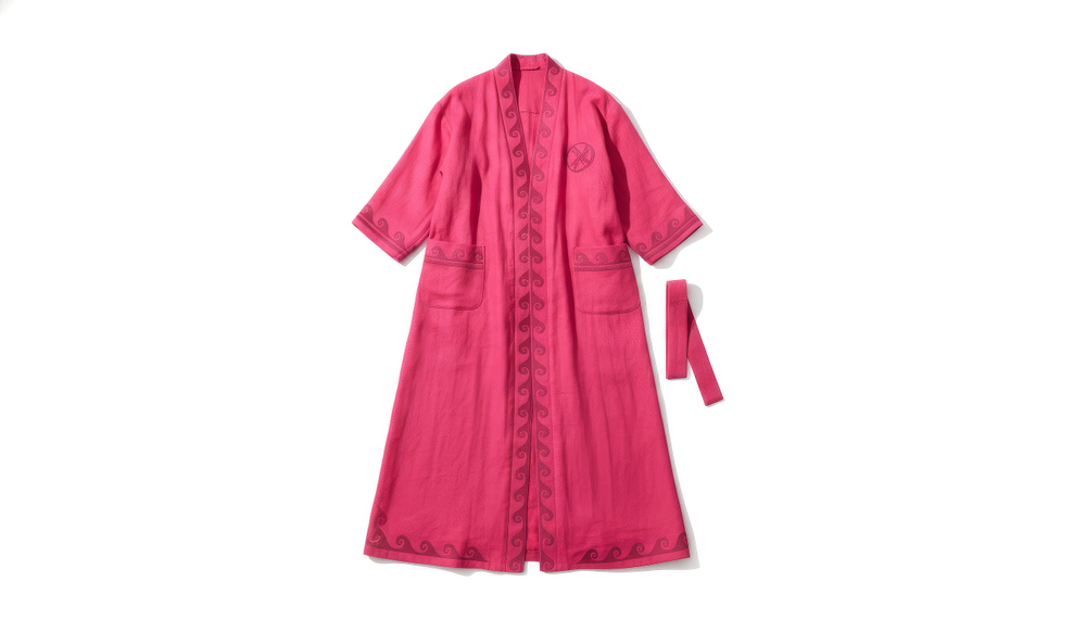 Шапан льняной OYU TOLQYN PINK