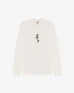 Лонгслив Гербарий Клевер экрю