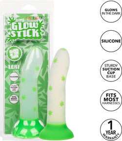 Светящийся фаллоимитатор Glow Stick Leaf