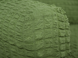 Комплект чехлов на диван и 2 кресла без оборки, цвет Зеленый светлый