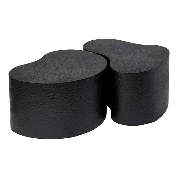 Набор из 2 журнальных столиков Grannis, черный