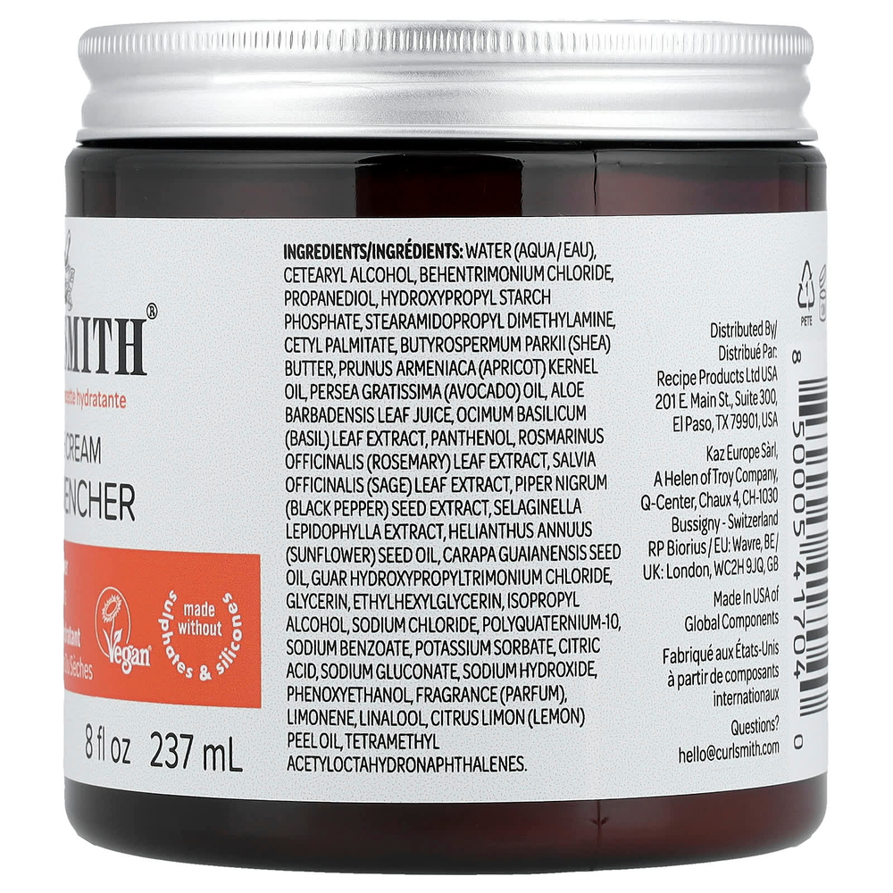 Curlsmith, двойной крем, глубокое окрашивание, этап 2, для тусклых или сухих локонов, 237 мл (8 жидк. унций)