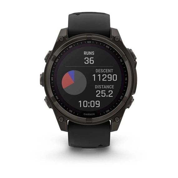 Garmin Fenix 8 Solar 47 мм Sapphire Carbon Gray — премиум-часы с зарядкой от солнца