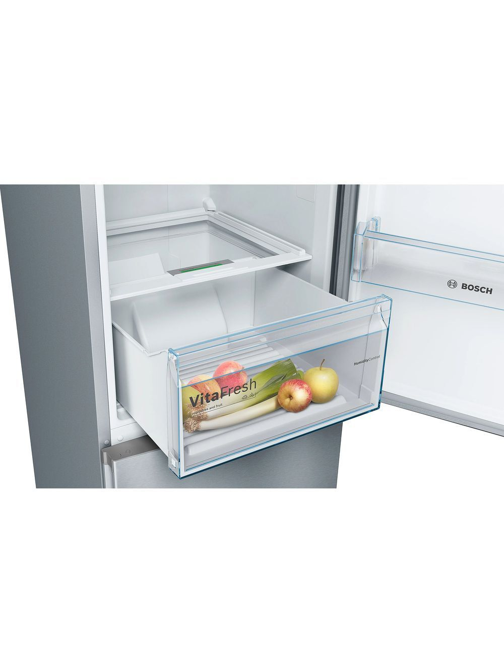 Холодильник Bosch KGN39UL30U, двухкамерный, A++, 290 л, морозилка 111 л, серебристый металлик