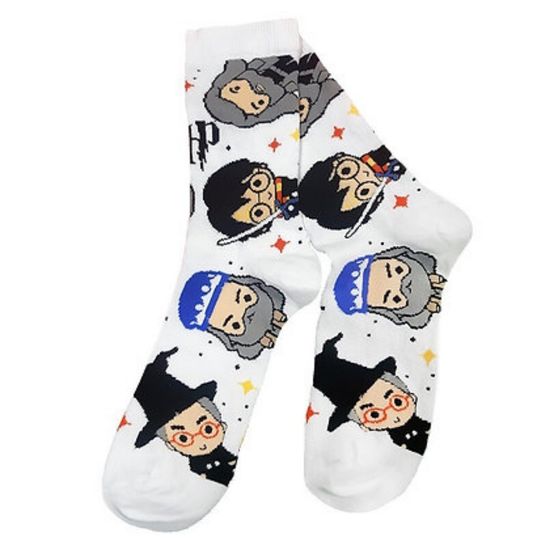 Носки Гарри Поттер "Главные герои Поттерианы", р-р 36-42 (белый)